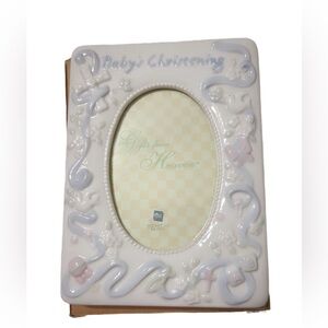 Baby’s Christening Frame New Never used. approximately 5” x 8”